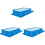 3Pcs Waterproof Pe Pool Pad Blue Dustproof Cover Cushion for Pools 3