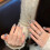 (S) Flash Cat Eye Blue Fake Nails - Long Lasting 6