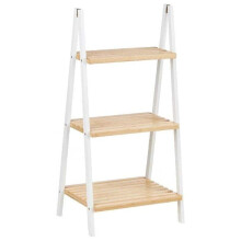 3 Tier Bamboo Bathroom Shelf Natural Shower Organiser Storage Unit 40.5x81.5x30