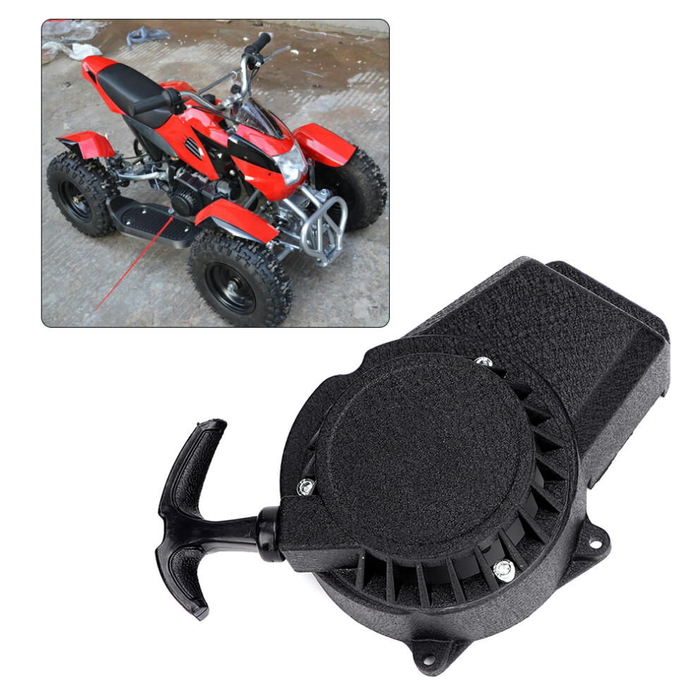Motorcycle Pull Start Cord For T2 47Cc 49Cc Minimoto Dirt Bike Easy Install Black 9441392473330