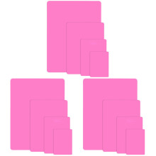 12Stk Silikonunterlage Für Epoxidharz Rosa, Multifunktional Und Sicher