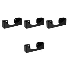 4Pcs Black Acrylic Hat Rack Stand Space-Saving Wall Organizer for Caps