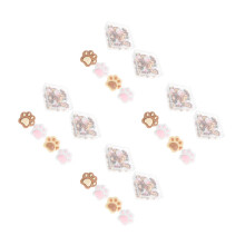 8 Pièces Punaises Motif Patte Animale Pour Mur