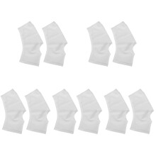 5Pairs White Football Shoe Covers Lightweight Cleat Spats Protection