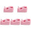 5Pièces Distributeur Adhésif Rose Pour Et Maison 1