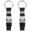 2Pièces Nylon Renforcée Ceinture Fixe Voyageur Noir 1