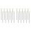 20Pcs Black Polyester Aroma Diffuser Sticks with Flower for Home Decor 1
