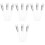 12Pcs Portable Nose Shadow Brushes Ps Aluminum for Precise Nose Makeup 1