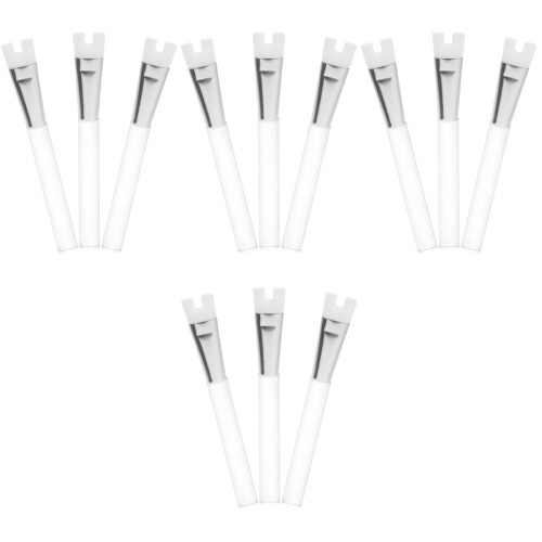 12Pcs Portable Nose Shadow Brushes Ps Aluminum for Precise Nose Makeup