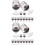 24Pcs Mini Copos De Vinho Transparente Para Decoração Casa Miniatura 6