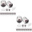 24Pcs Mini Copos De Vinho Transparente Para Decoração Casa Miniatura 7