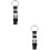 2Pièces Nylon Renforcée Ceinture Fixe Voyageur Noir 7