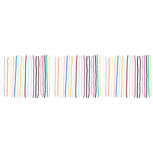 Colorful Polyester Elastic Bands Flat Ribbon for DIY Crafts 2