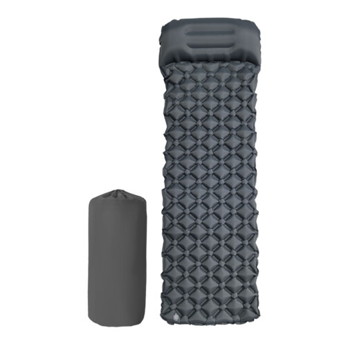 (Gray) Lightweight Camping Sleeping Pad with Bag 1