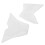 Witte Elastische Lage Kraag Herfstshirt Poppenkleding Polyester 1