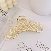 (Pearl) Korean Peacock Pearl Hairpin Rhinestone Alloy