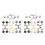 8Ensembles Boucles De Ceinture Jeans Accessoires Couleurs Variées 6