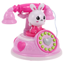 Téléphone Enfant Plastique Rose Rétro Multifonction