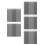 5Pcs Multi-Purpose Black Marker Crayons for Sewing and Fabrics 8