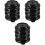 12St ABS Wieldop Voor Auto Velg Zwart Solide Design 1