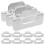 10 Pcs Hardware Accessories Slot Bracket High-Value Lip Gloss Silver 9