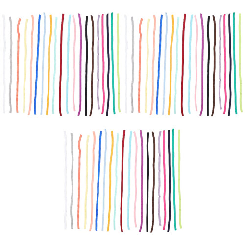 Colorful Polyester Elastic Bands Flat Ribbon for DIY Crafts