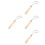 4Pcs Kitchen Coconut Tool Set Stainless Steel Meat Assorted 7