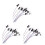 30Pcs Mini Pillar Lamp ABS Compact Assorted Color Mini House Decor 4