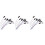 30Pcs Mini Pillar Lamp ABS Compact Assorted Color Mini House Decor 5