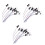 30Pcs Mini Pillar Lamp ABS Compact Assorted Color Mini House Decor 6