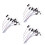 30Pcs Mini Pillar Lamp ABS Compact Assorted Color Mini House Decor 9