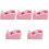 5Pièces Distributeur Adhésif Rose Pour Et Maison 4