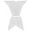 Witte Elastische Lage Kraag Herfstshirt Poppenkleding Polyester 4