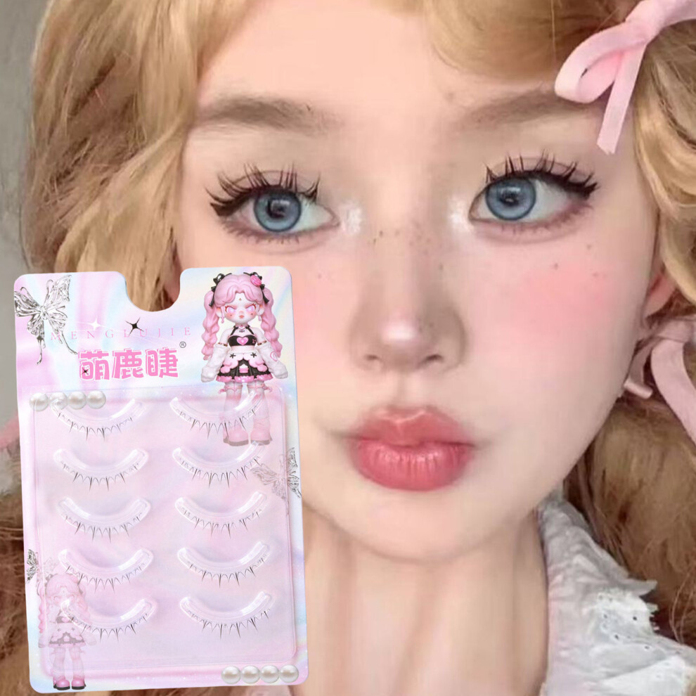 Dachuang Beauty Natural False Lower Eyelashes, Thin Stem For Everyday Wear