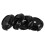 12St ABS Wieldop Voor Auto Velg Zwart Solide Design 3