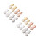 16Pièces Supports Boucles D'oreilles Silicone Colorés Antichute Secure 6