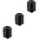 12St ABS Wieldop Voor Auto Velg Zwart Solide Design 5