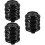 12St ABS Wieldop Voor Auto Velg Zwart Solide Design 7