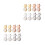 16Pièces Supports Boucles D'oreilles Silicone Colorés Antichute Secure 7
