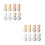 16Pièces Supports Boucles D'oreilles Silicone Colorés Antichute Secure 8