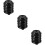 12St ABS Wieldop Voor Auto Velg Zwart Solide Design 9