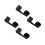 4Pcs Black Acrylic Hat Rack Stand Space-Saving Wall Organizer for Caps 9