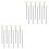 20Pcs Black Polyester Aroma Diffuser Sticks with Flower for Home Decor 3