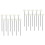 20Pcs Black Polyester Aroma Diffuser Sticks with Flower for Home Decor 4