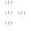12Pcs Portable Nose Shadow Brushes Ps Aluminum for Precise Nose Makeup 8