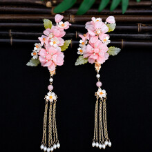 (1) Vintage Fringe Headdress Hairpin for Women