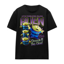 (M, Black) Toy Story Womens/Ladies The Claw Aliens Homage T-Shirt