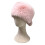 (Pink) Faux Fur Hat with Tail - Holiday Gift 2