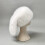 (White) Fur Hat with Tail, Warm Wool Hat for Holiday Gift 2