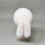 (White) Fur Hat with Tail, Warm Wool Hat for Holiday Gift 3